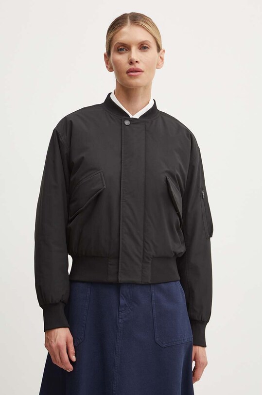 Куртка-бомбер A.P.C. blouson haley чорний PSAIY.F02843