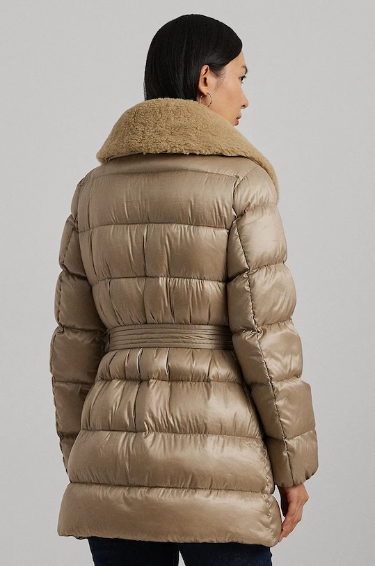 Пухова куртка Lauren Ralph Lauren 297957500 бежевий AW24