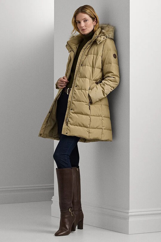 Oblečenie Páperová bunda Lauren Ralph Lauren 297957517 béžová