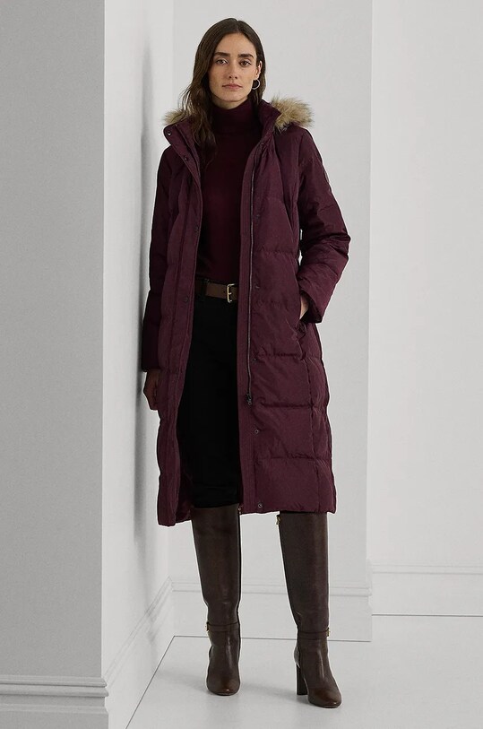 Lauren Ralph Lauren geaca de puf cu captuseala rosu 297957518