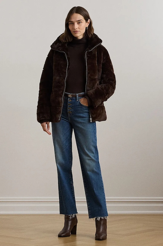 Oblečení Bunda Lauren Ralph Lauren 297957522 hnědá