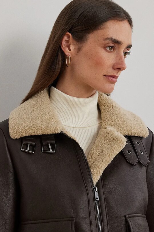 Lauren Ralph Lauren kurtka brązowy 297957530
