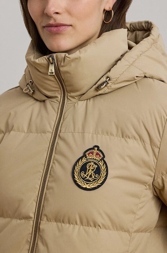 Пухова куртка Lauren Ralph Lauren бежевий 297962675