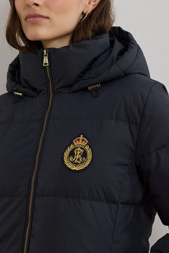 Páperová bunda Lauren Ralph Lauren tmavomodrá 297962675