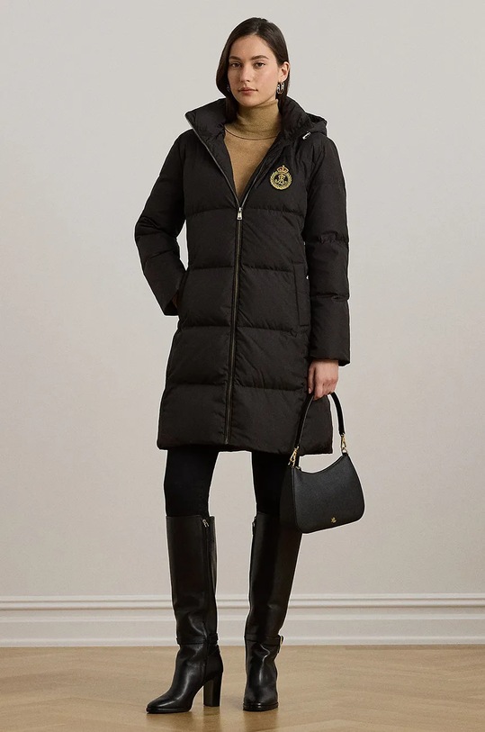 Пухова куртка Lauren Ralph Lauren з утепленням чорний 297962675