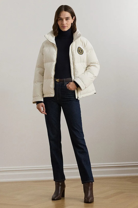 Oblečení Péřová bunda Lauren Ralph Lauren 297962677 béžová