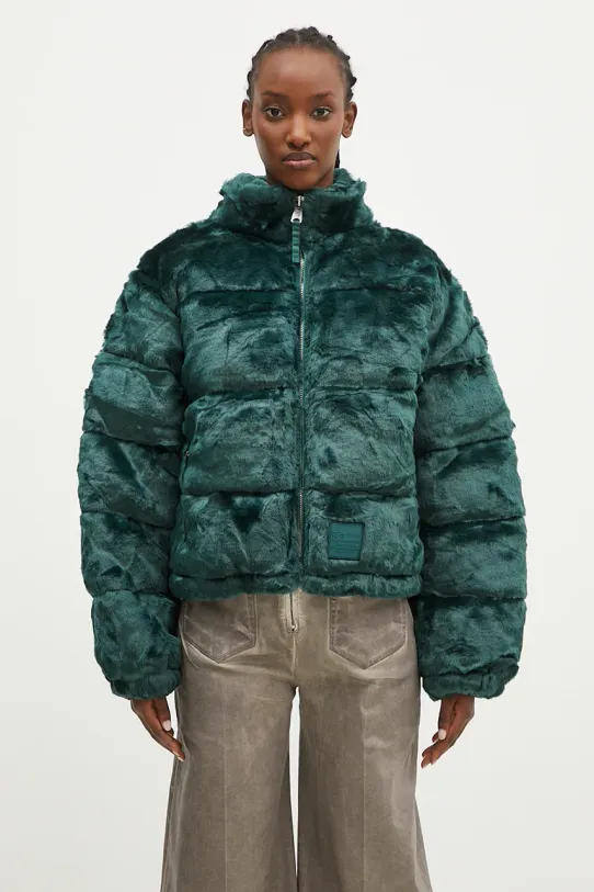 Alpha Industries giacca Fur Puffer isolamento sintetico verde 148002