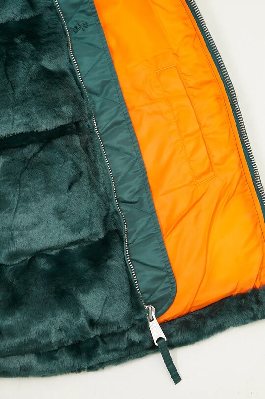 Alpha Industries giacca Fur Puffer 148002 verde
