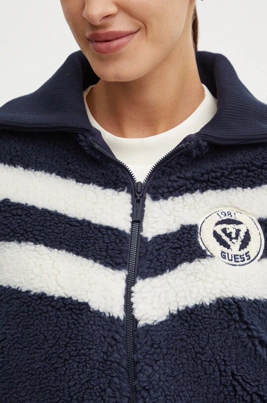 Guess geaca SHERPA V4BL06.KCIR0 bleumarin