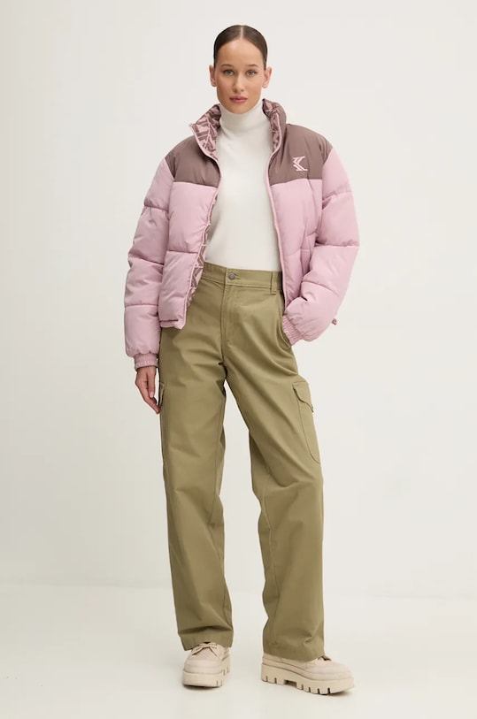 Одяг Двостороння куртка Karl Kani 61760012 рожевий