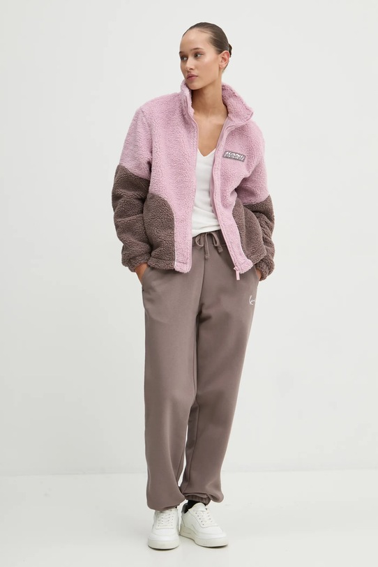 Karl Kani geacă 61760013 roz AW24