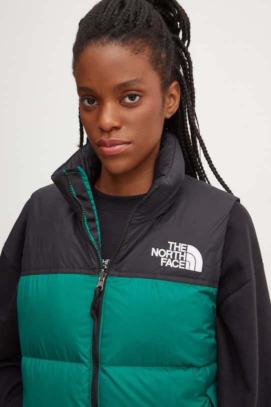 Péřová vesta The North Face 1996 Retro Nuptse zelená NF0A3XEPNL11