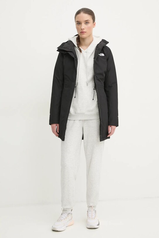 Páperová bunda The North Face Brooklyn NF0A4M8X4H01 čierna AW24
