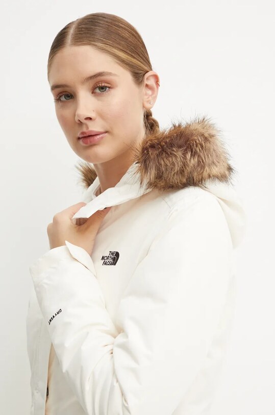 The North Face kurtka Zaneck Parka beżowy NF0A4M8YQLI1