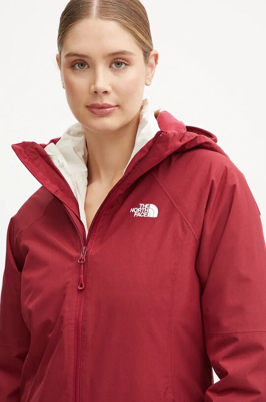 Turistická bunda The North Face Inlux Triclimate NF0A4SVJ7WI1 burgundské