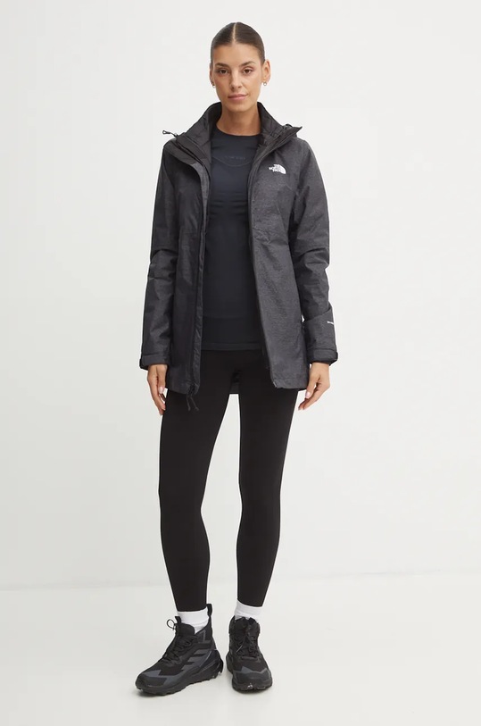 Abbigliamento The North Face giacca da esterno Hikesteller Triclimate NF0A55H34HF1 grigio