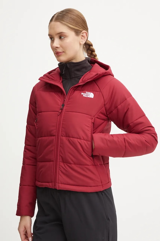 The North Face geaca sport Hyalite cu captuseala burgundia NF0A7ZIV1IX1
