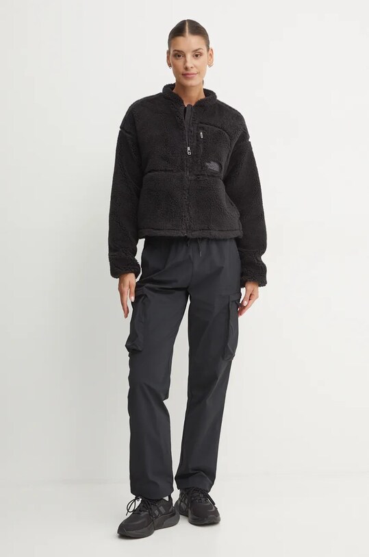 Fleecová mikina The North Face SPORTY STREET NF0A88ZBJK31 černá AW24