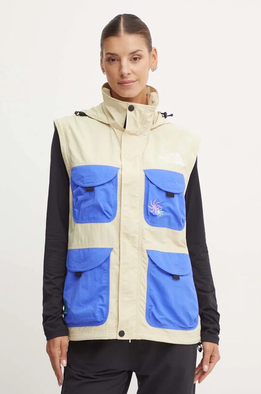 The North Face kurtka TNF x Yinka Ilori beżowy NF0A89GC3X41