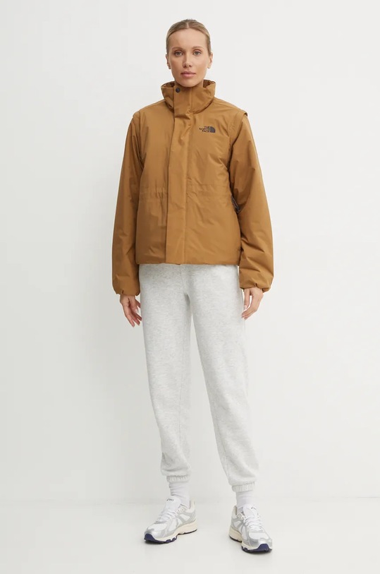 The North Face kurtka Padded 2 in 1 Conv NF0A89GX1731 brązowy AW24