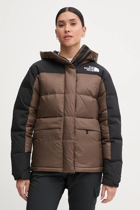 The North Face kurtka puchowa HMLYN Down pozostałe brązowy NF0A4R2W5EX1