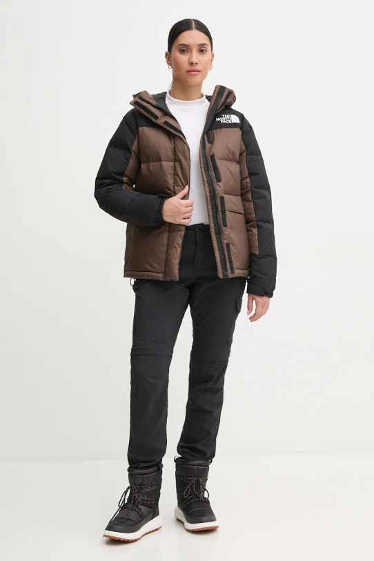 The North Face kurtka puchowa HMLYN Down NF0A4R2W5EX1 brązowy AW24