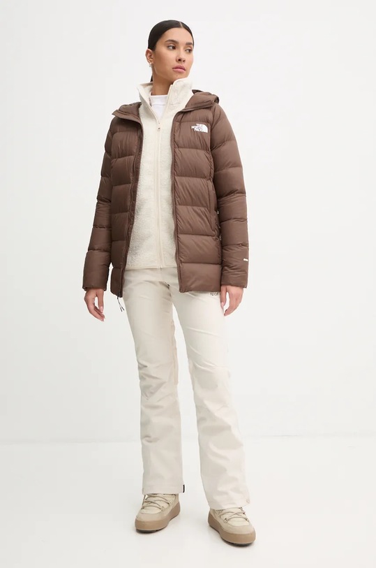 Páperová bunda The North Face Hyalite NF0A7Z9R1OI1 hnedá AW24