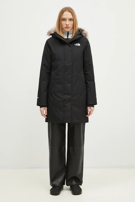 The North Face down jacket Arctic Planet friendly black NF0A84J24H01