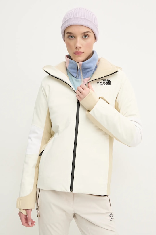 Μπουφάν The North Face Lenado χειμερινά σπόρ μπεζ NF0A87X05OL1