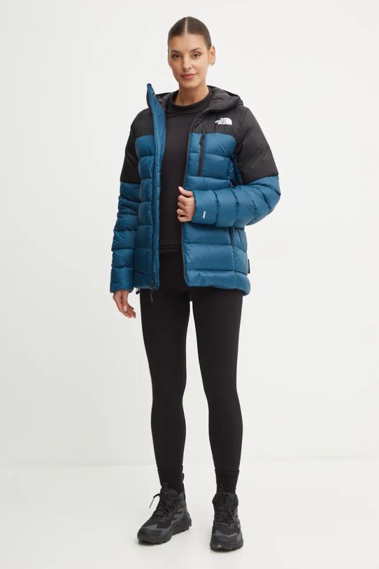 The North Face kurtka sportowa puchowa Kalix NF0A88SJ1NO1 turkusowy AW24