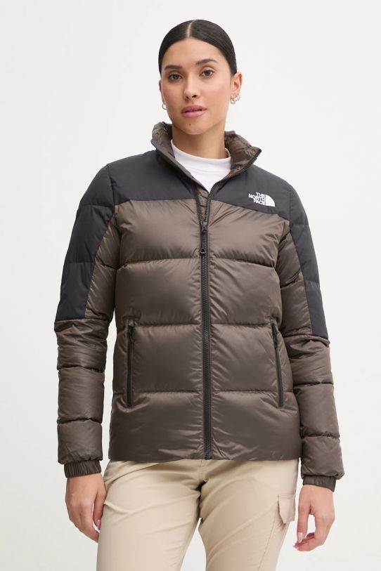 The North Face kurtka sportowa puchowa Diablo 2.0 bez kaptura brązowy NF0A89900BI1