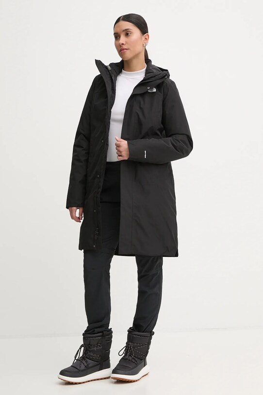 Îmbrăcăminte The North Face geacă sport din puf Suzanne Triclimate 2.0 NF0A89JMJK31 negru