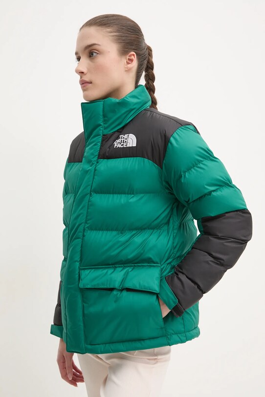 The North Face rövid kabát Limbara zöld NF0A89G9NL11
