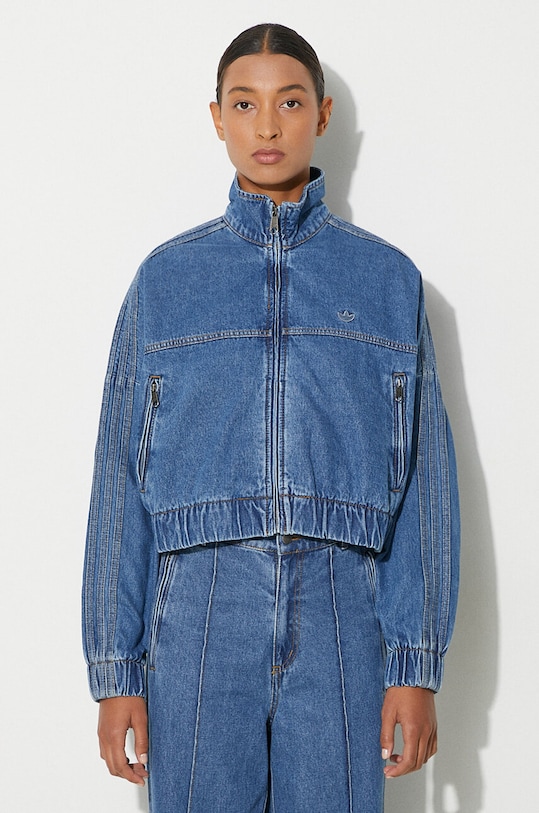 adidas Originals kurtka jeansowa bawełniana