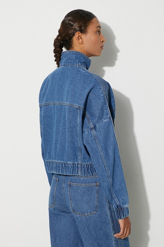 Odzież adidas Originals kurtka jeansowa bawełniana IW5762 niebieski