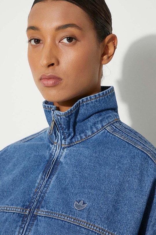 adidas Originals cotton denim jacket IW5762 blue