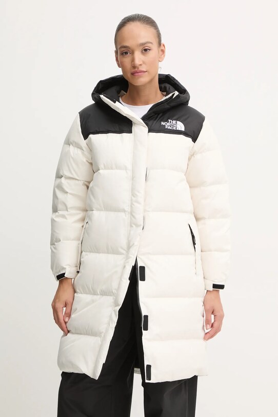 The North Face kurtka puchowa Nuptse pozostałe beżowy NF0A832KROU1