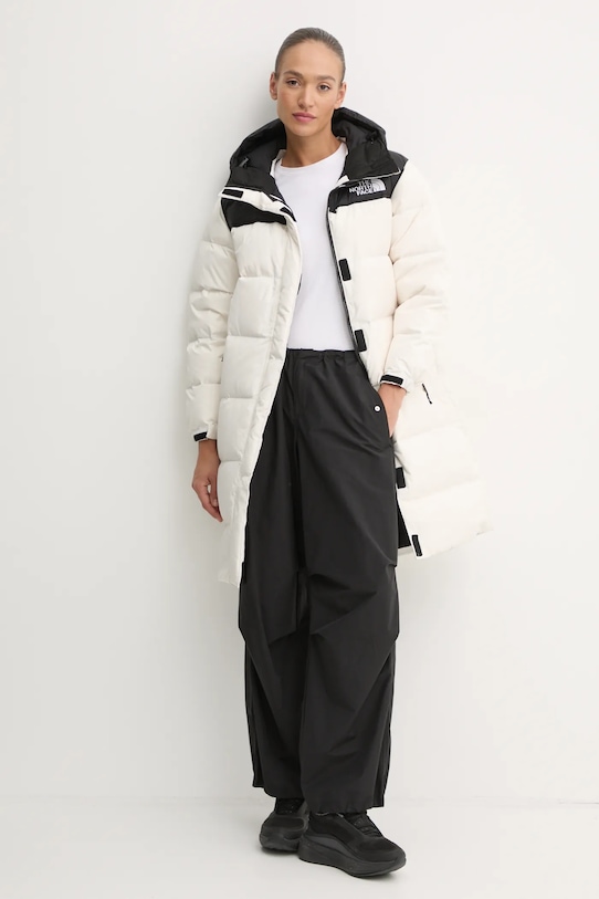 Páperová bunda The North Face Nuptse NF0A832KROU1 béžová AW24