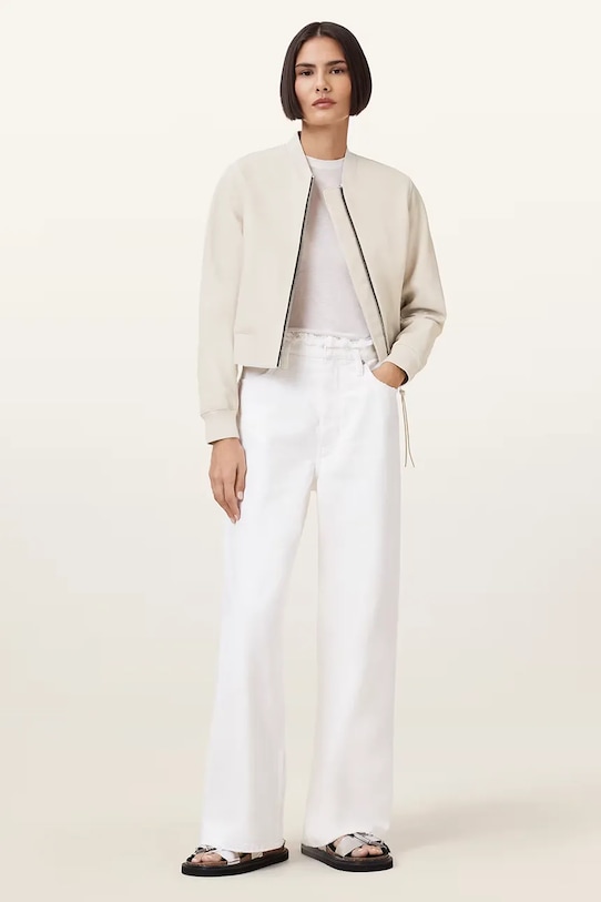 AllSaints geaca de piele ORTEN BOMBER JACKET W072LB