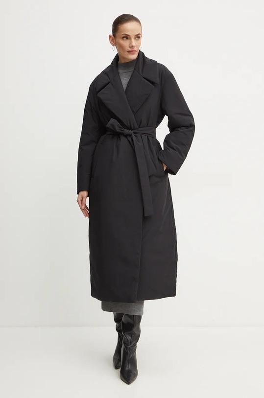 BOSS palton cu captuseala negru 50524452