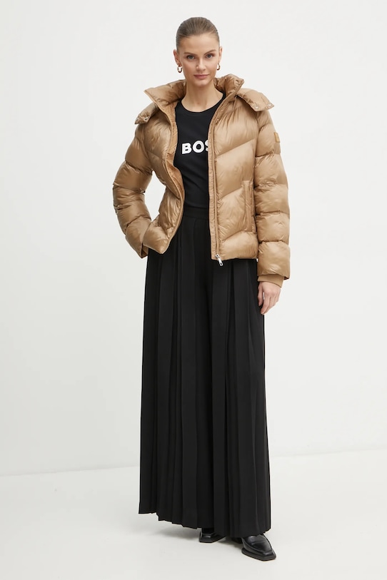 Bunda BOSS 50524750 hnědá AW24