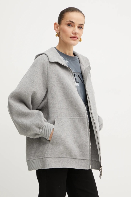 Vlněná bunda MAX&Co. šedá 2426086023200