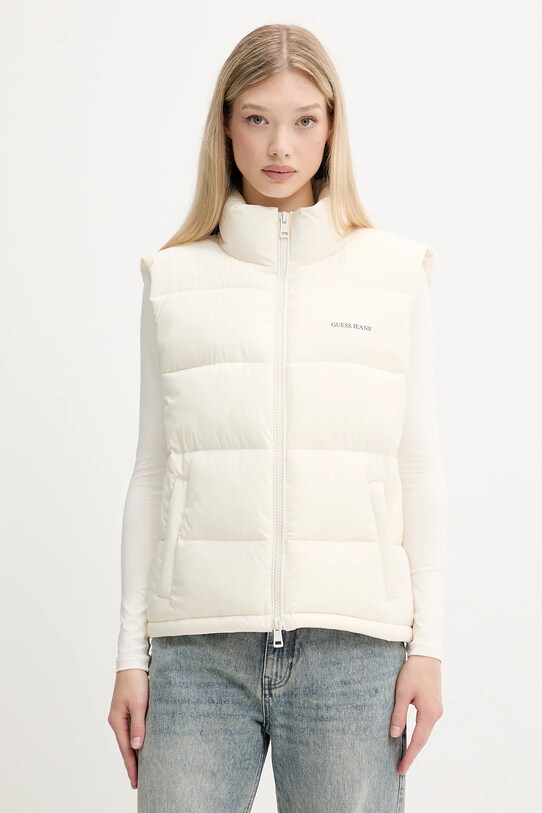 Безрукавка Guess Jeans бежевый W4BN59.WGII2