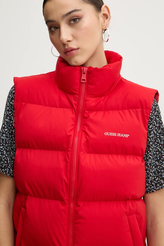 Guess Jeans vestă rosu W4BN59.WGII2