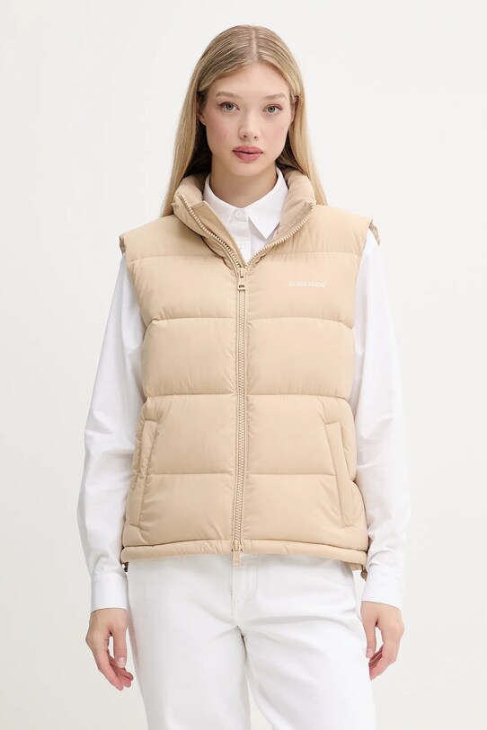Безрукавка Guess Jeans бежевий W4BN59.WGII2