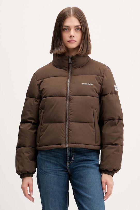 Куртка Guess Jeans коричневий W4BL20.WGII2