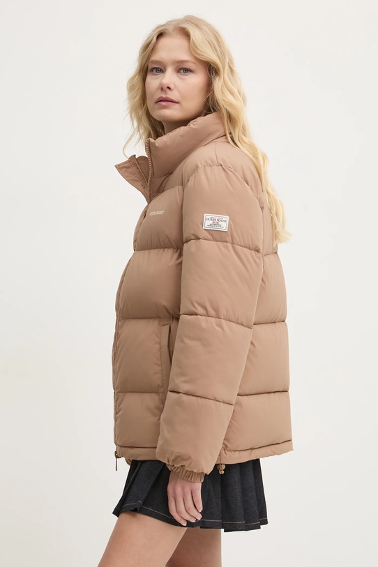 Bunda Guess Jeans hnědá W4BL21.WGII2