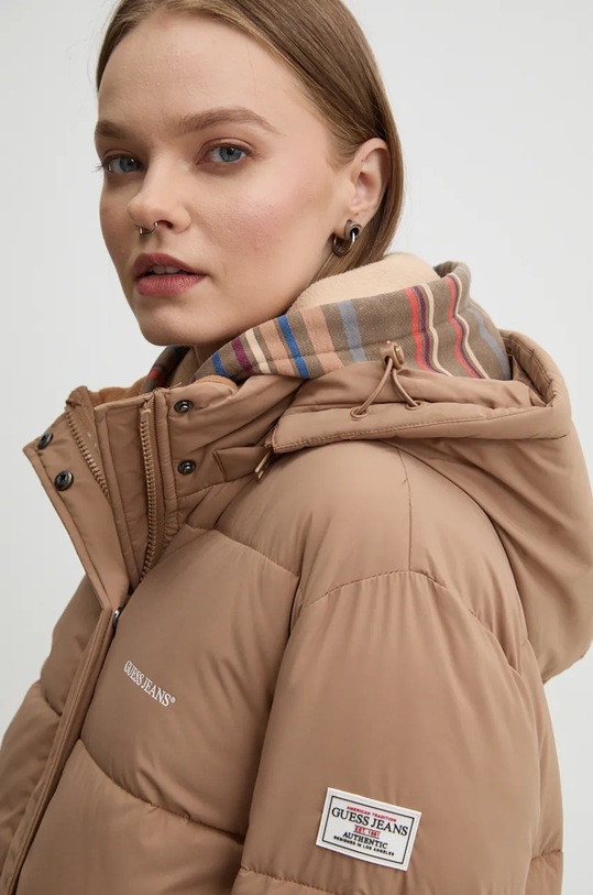 Яке Guess Jeans кафяв W4BL26.WGII2