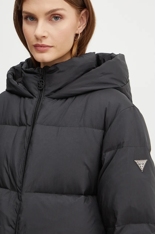 Guess geaca de puf FAUSTINE W4BL0F.WGAE2 negru