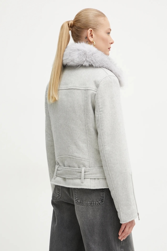 Одежда Куртка с примесью шерсти Guess NANCY W4BL30.WGJG2 серый